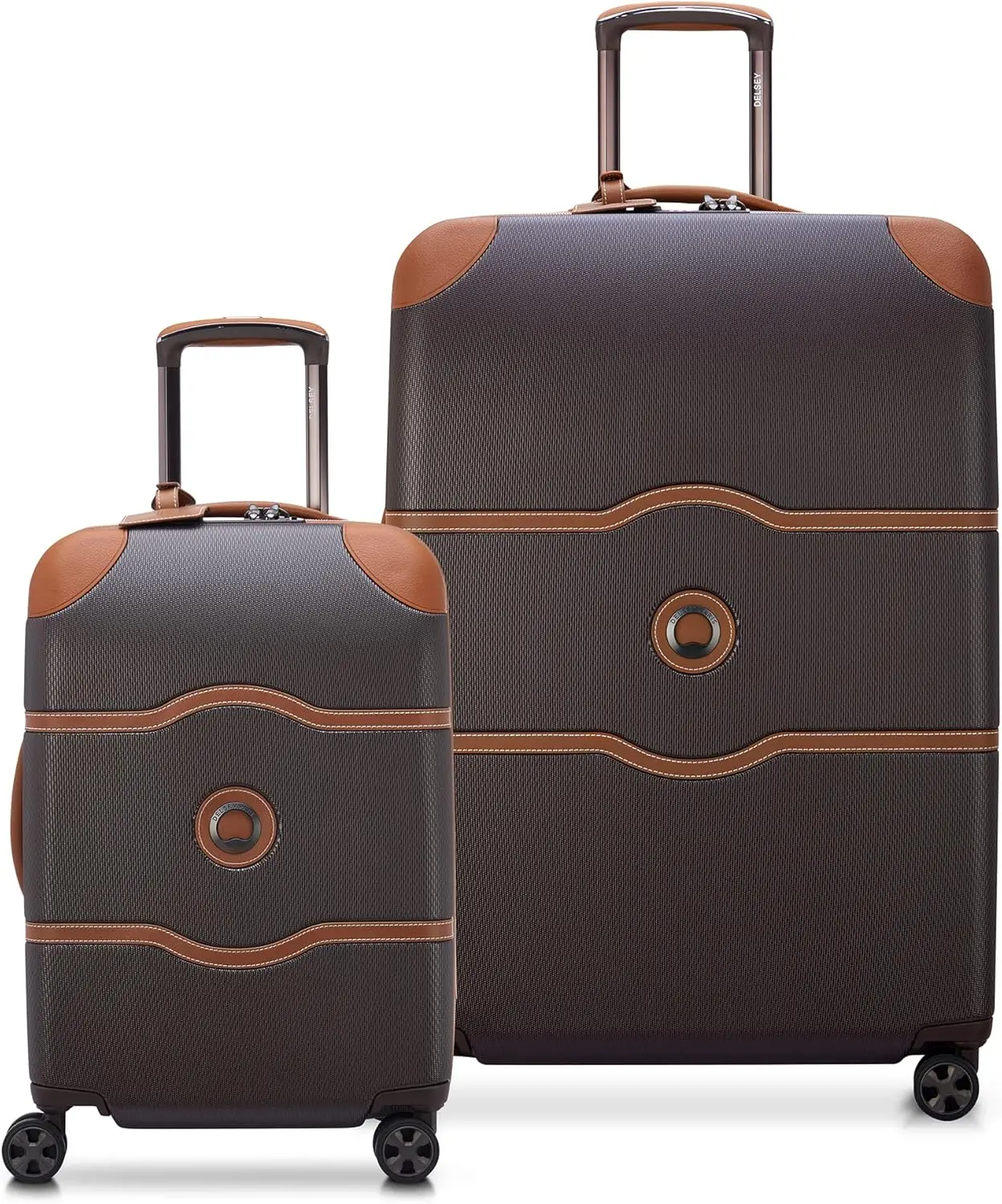 Chatelet Air 2.0 Hardside Luggage With Spinner Wheels, Chocolate Brown, 2 Piece Set, (20/28)