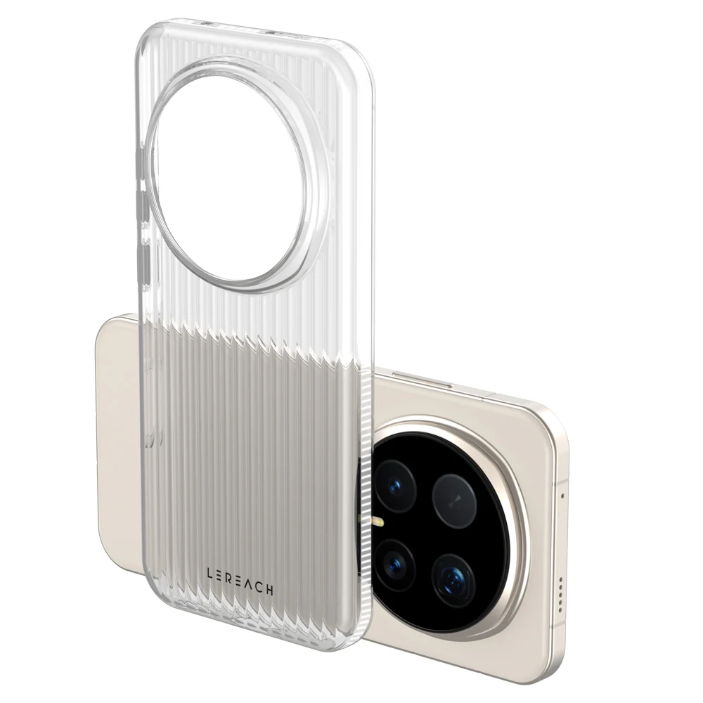 LR Toc ICICLE لهاتف Honor Magic 8 Pro حافظة ثلاثية الأبعاد مضادة للانزلاق مقابض جانبية على مستوى ميكرون متجمد غطاء خلفي جراب هاتف