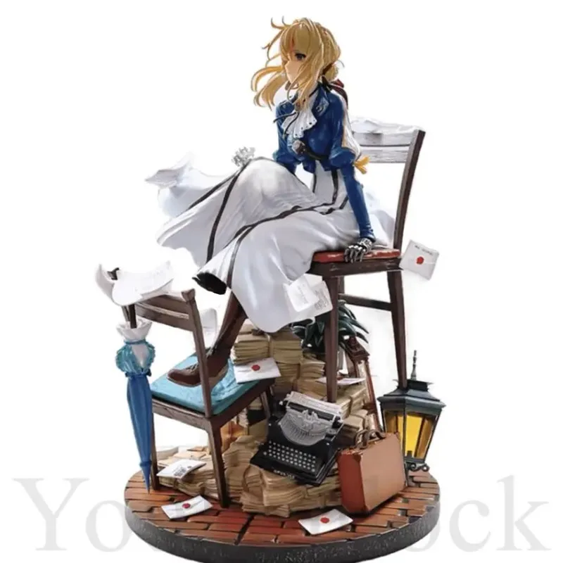 Violet Evergarden Girl Anime Figure 28CM Model Doll Kawaii Toys Surprise Holiday Gifts Desktop Ornament Collection