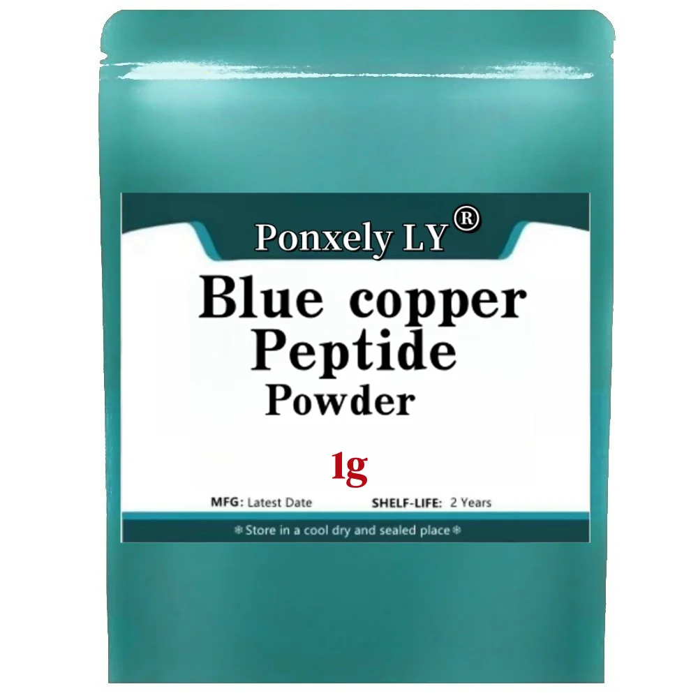 

Hot Sell Cosmetic Materials Blue Copper Peptide Powder