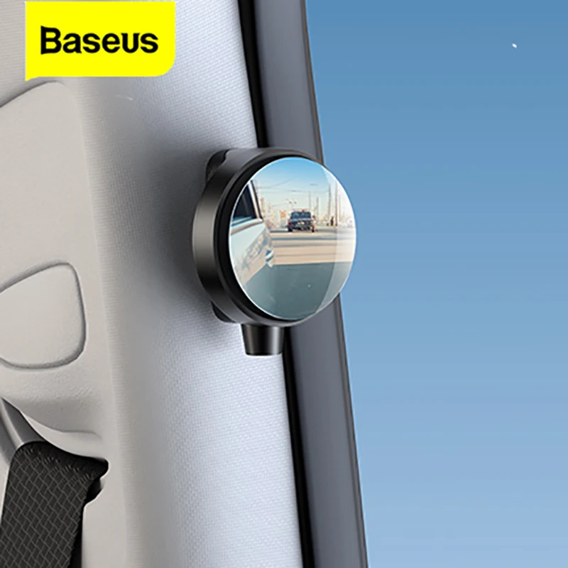 

Baseus Universal Blind Spot Mirror For Car 360° Adjustable Frameless Wide Angle Telescopic Parking Auxiliary Rear View Mirror