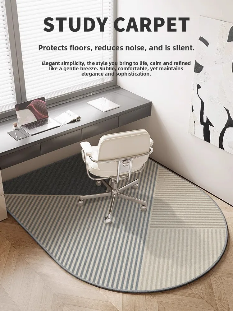 

Настраиваемый коврик для компьютерного кресла, для комнаты, спальни, под стол, противоскользящий, квадратный, в современном простом стиле, домашний, тканевый напольный коврик