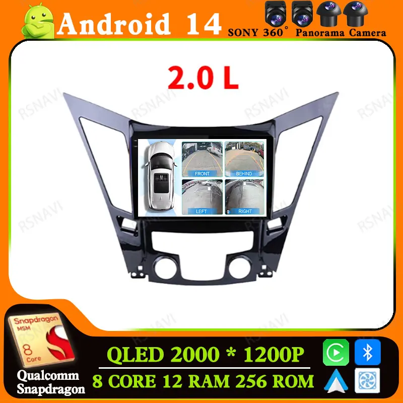 

Android 14 Car Radio For Hyundai Sonata 6 YF 2009 - 2014 BT 2 DIN Wireless Carplay Auto Stereo 4G LTE Multimedia DVD GPS DSP