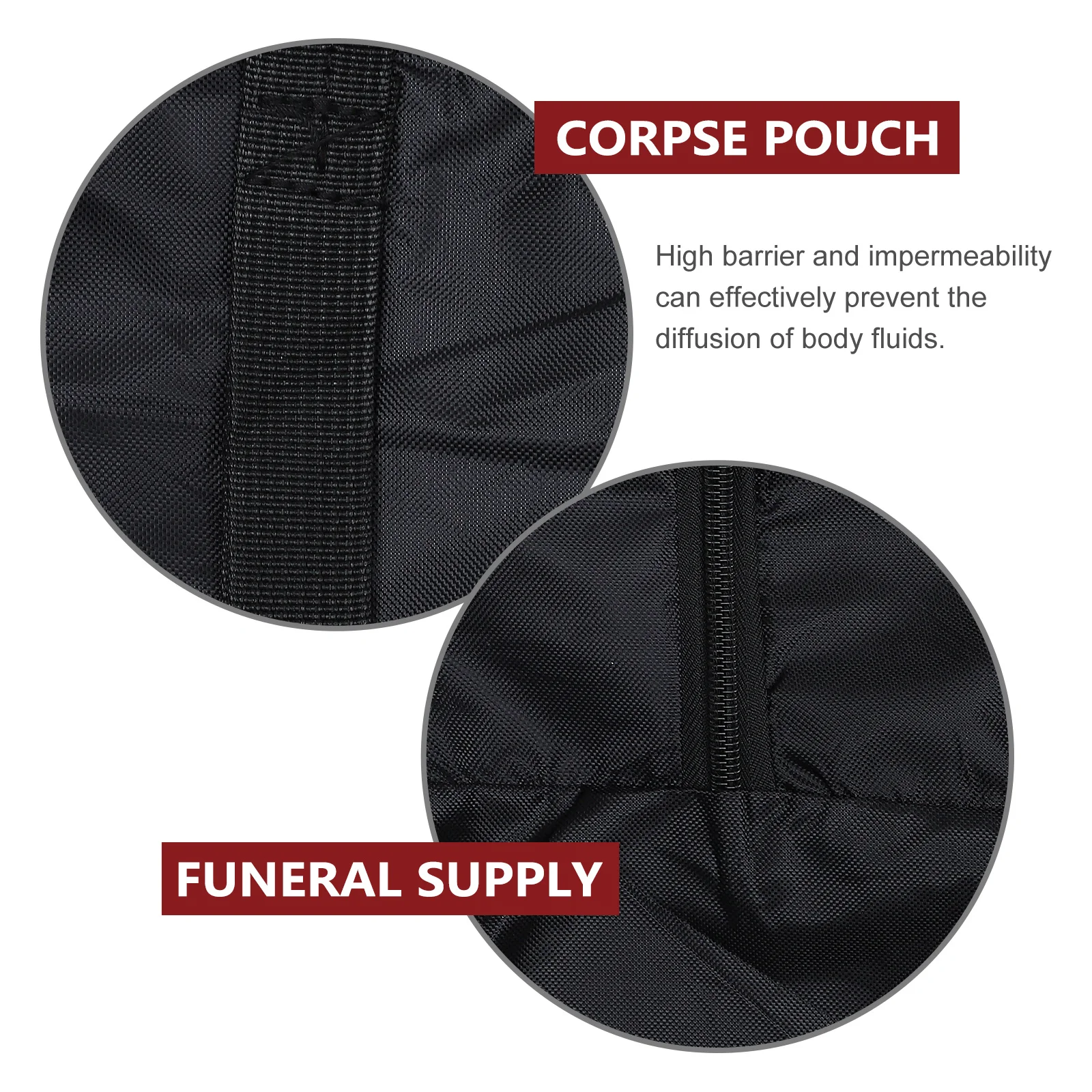 

1Pcs Premium Corpse Pouch with High Barrier Protection Impermeable Cadaver Bag for Safe Body Transportation