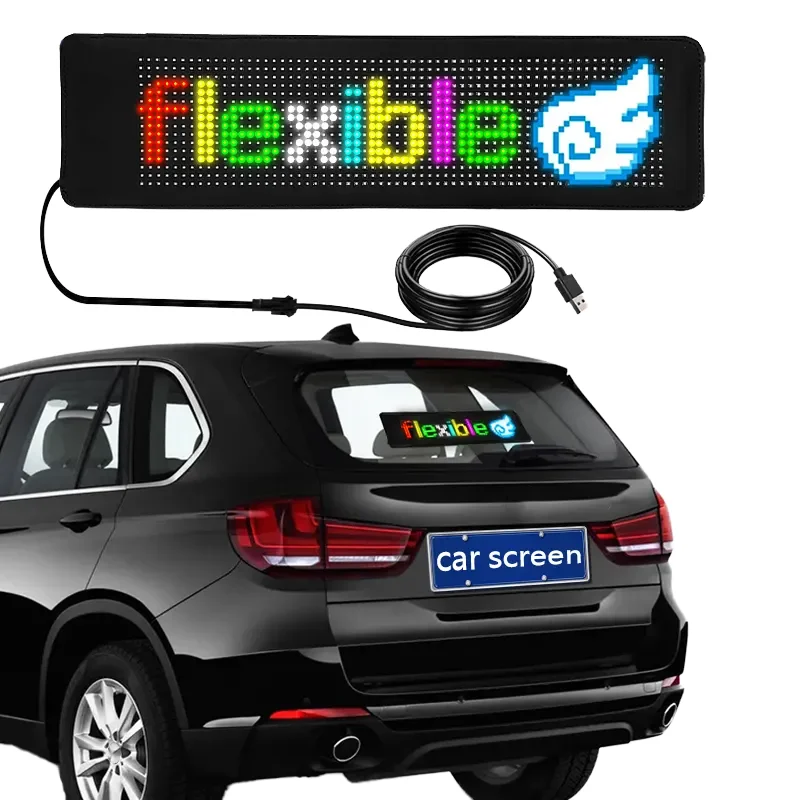 

Светодиодный экран 16*96, IP65, водонепроницаемый, USB, гибкий, экологичный, портативный, для декоративной подсветки