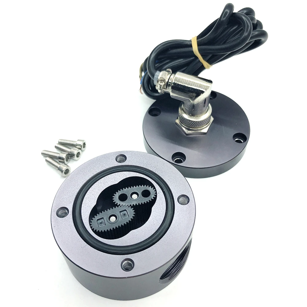 Oil Diesel Fuel Oval Gear Flow Meter Sensor
