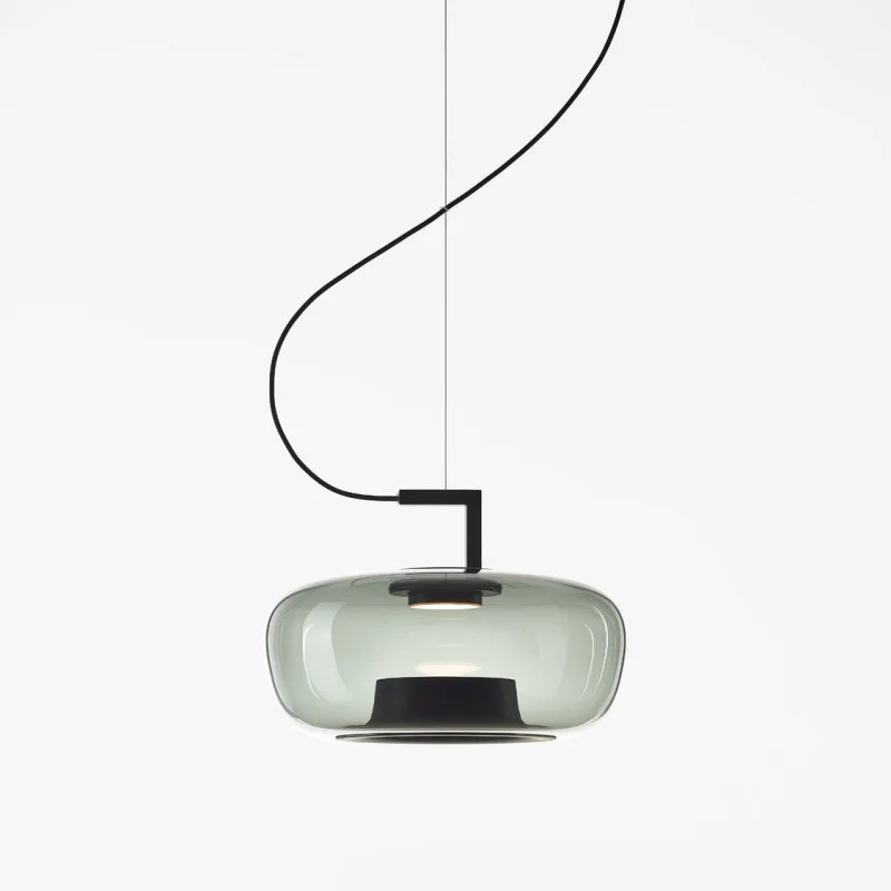 

Art glass chandelier minimalist bedside chandelier