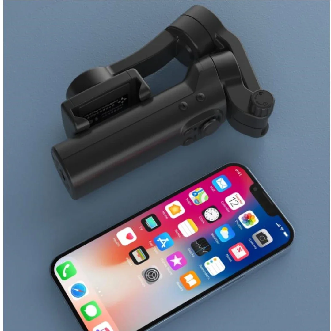 F5 Plus 3-Axis Smartphone Handheld Gimbal Cellphone Video Record Vlog Foldable Stabilizer for iPhone Samsung Xiaomi Huawei New