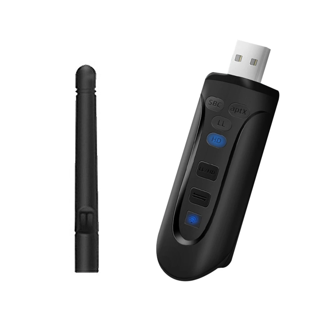 

BT5.3 USB Wireless Audio Transmitter Mini Transmitter APTX/APTX-LL/APTX-HD/APTX Adaptive For Computer TV Car Speaker