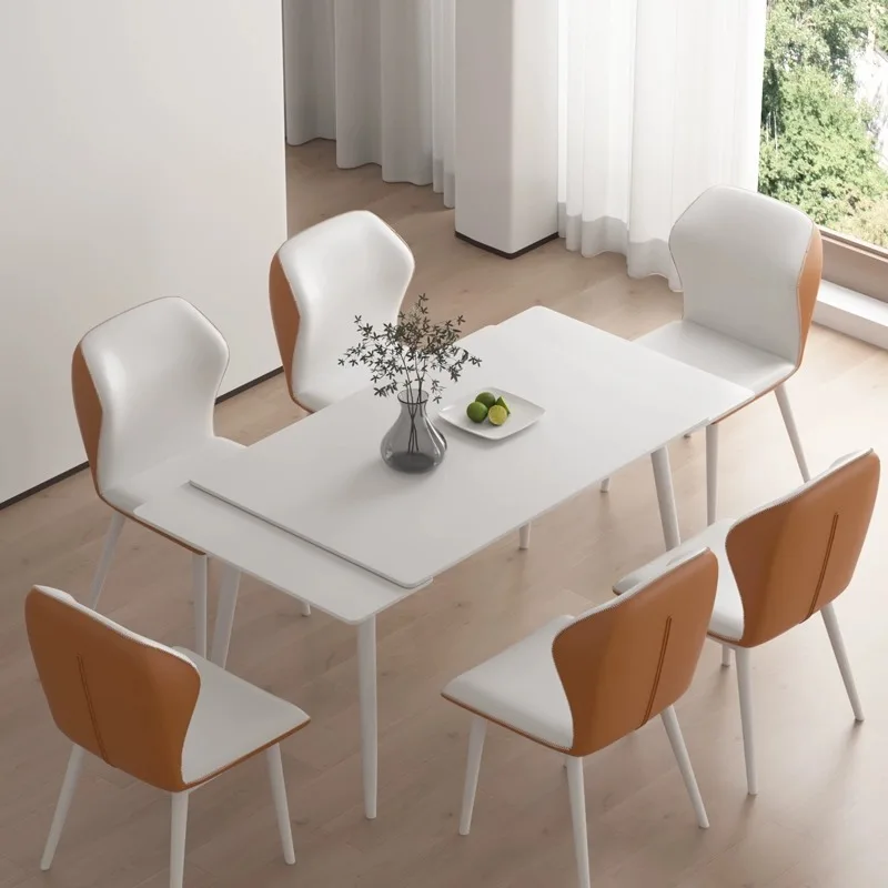 

Mobile Kitchen Dining Table Chairs Study Nordic Luxury Gaming Dining Table Living Room Writing Mesas De Comedor Home Furniture