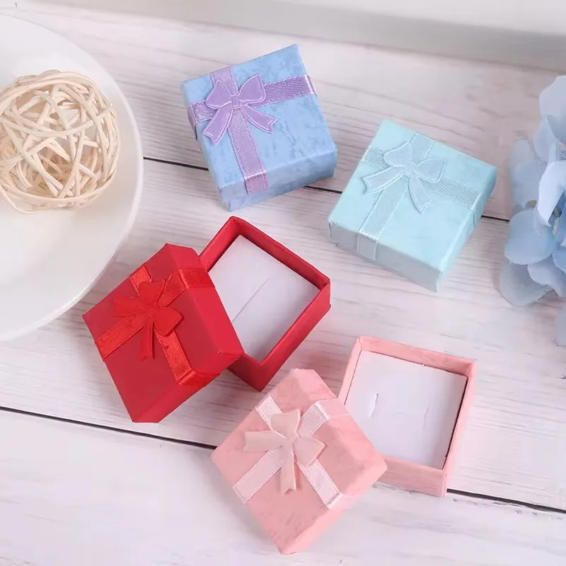 8/16/32PCS Multi-color Earrings Ring Box Valentine's Day Birthday Multi-color Earring Ring Box Fashion Jewelry Packaging Display