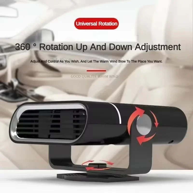 Xiaomi Riscaldatore per auto Inverno Riscaldamento rapido 12V/24V Ventilatore riscaldato elettrico portatile Parabrezza Sbrinatore Disappannamento Riscaldamento per viaggi in auto