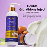 Ensemble de soins de la peau blanchissant au glutathion AILKE, sérum pour le visage et lotion pour le corps, atténue les taches brunes, la pigmentation, hydrate et nourrit la peau. 3
