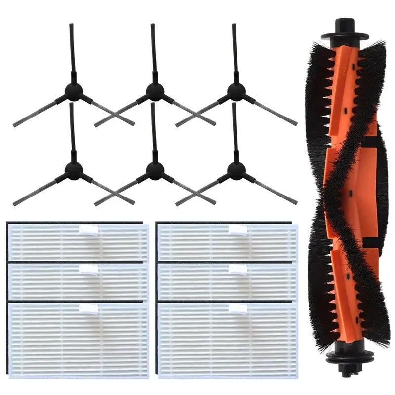 A29R Robot Vacuum Cleaner Accessories Kit Main Brush Filters Side Brushes For Uninell UR3 Spare Parts Replacement Components
