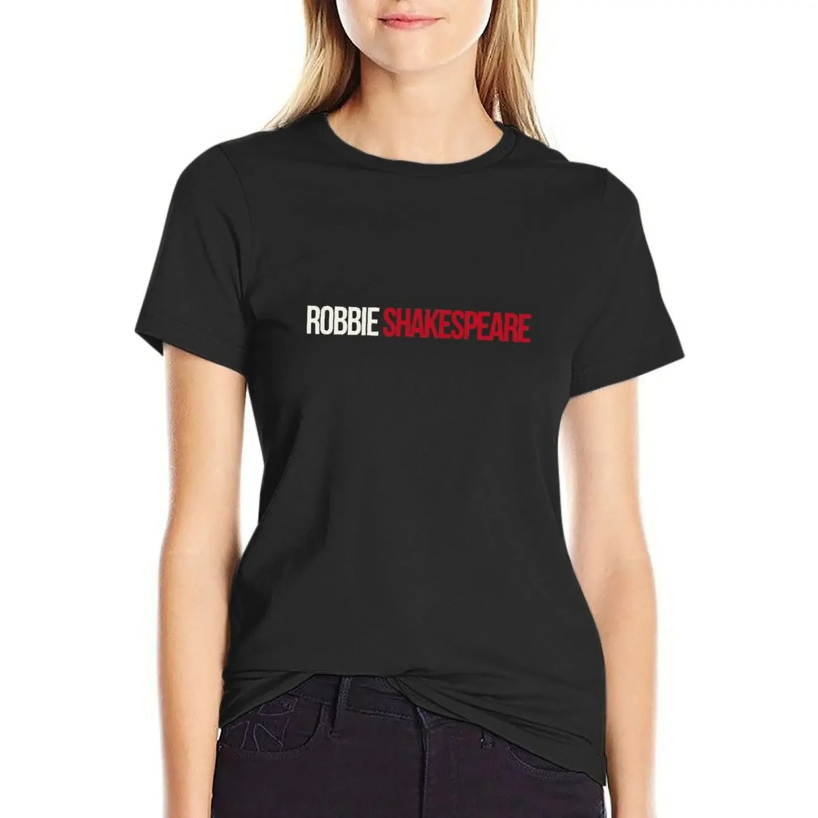 

Robbie Shakespeare T-Shirt shirts graphic tees kawaii clothes heavyweights rock and roll t shirts for Women