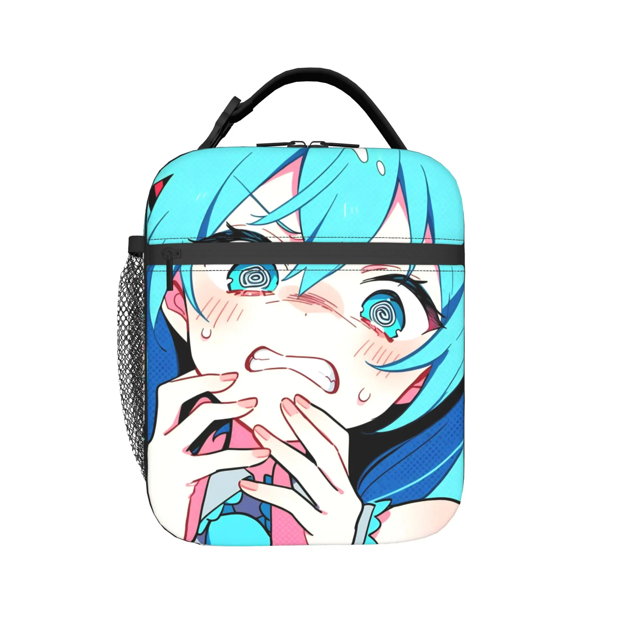 

Термоизолированные сумки для обедов Hatsunes Mikus Vocaloid Anime для пикника, портативные сумки для еды, термосумки-холодильники для обедов