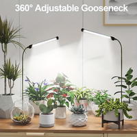 1/2pcs of Single Tube Floor-mounted Plant Lights with 4/8/12H Timer Memory Function and Flexible Rotation Capability