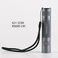 Convoy  S2+ 519A LED Flashlight Powerful 1240LM 12 Group Modes LED Torch light Outdoor Camping Lamp Lantern for 18650 battery