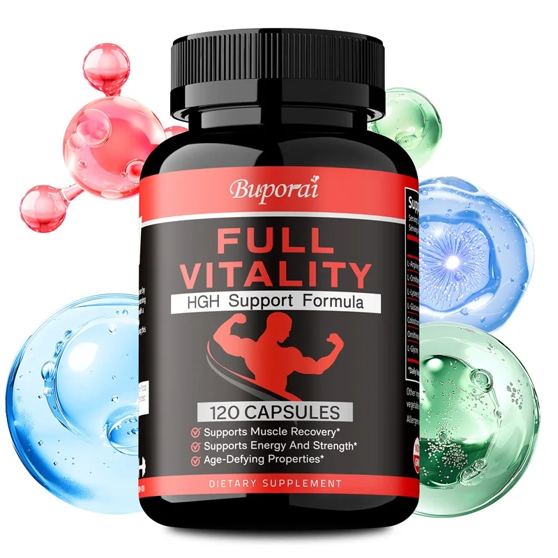

Full Vitality Supplement for Men and Women - Support Muscle Growth & Healthy Levels of Human Growth Hormone, HGH Support Formula