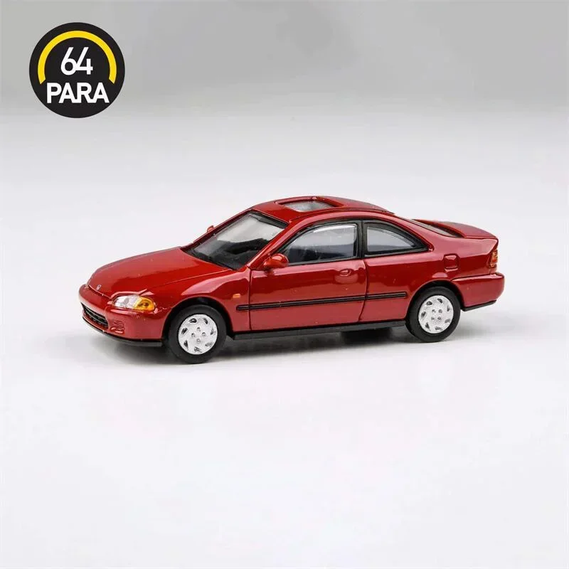 Para64 1:64 1995 Civic Coupe EJ1 Milano Red Diecast Model Car