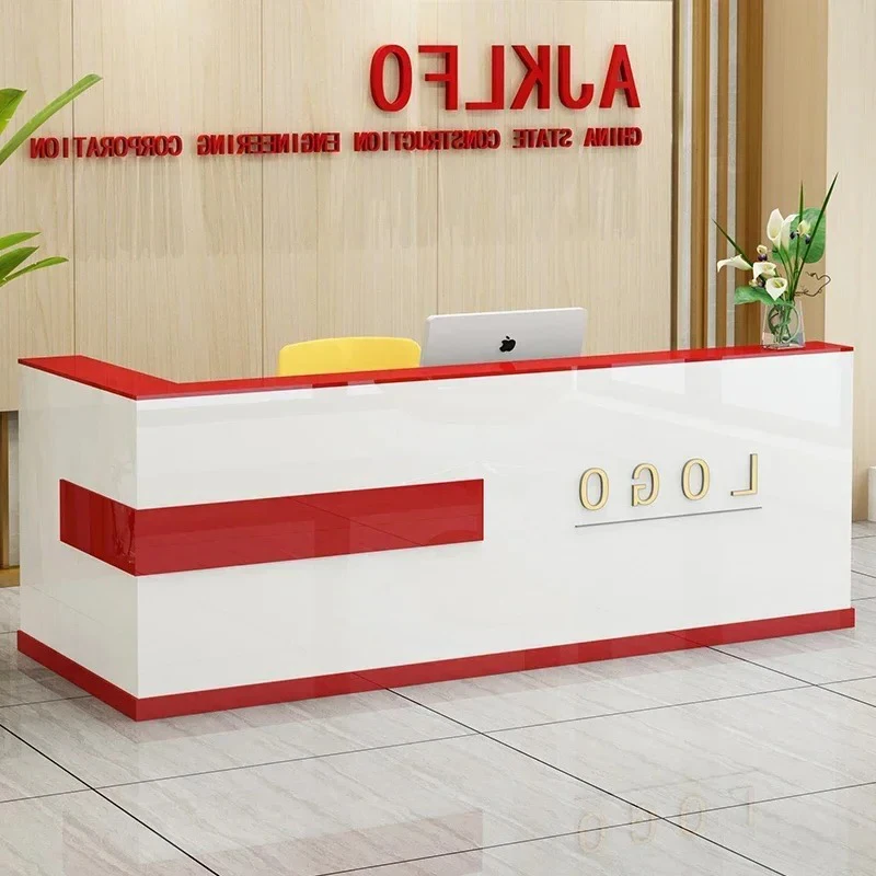 Biurka recepcyjne w stylu vintage, retro, luksusowe, do salonów kosmetycznych, podium, skandynawskie, meble komercyjne do sklepów (mostrador de tienda)