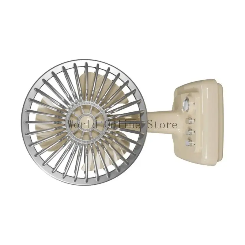

Antique Design Alloy Desktop Fan USB Power Portable Cooling Fan 3 Speed Setting For Dorm Office Study 87HC