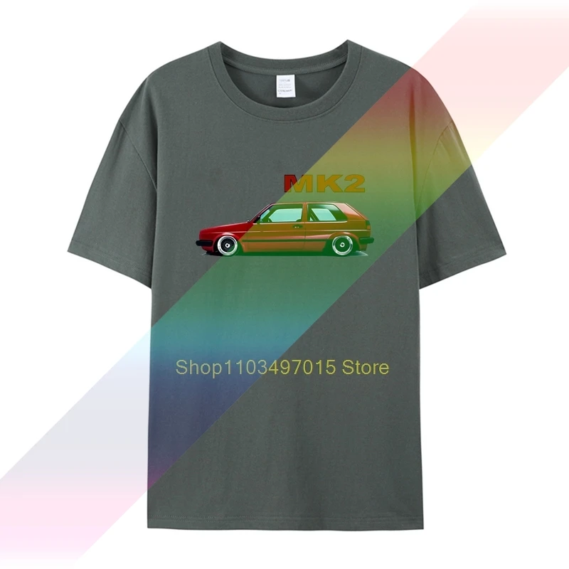 T-Shirt White Germany Classic Legend Car Golf Gti Red Mk2 Summer 2019 Cotton Men Fashion Style Fitness Brand Movie T Shirt