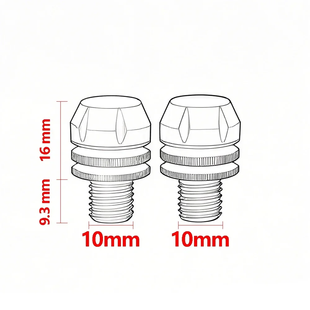 2025 New For Suzuki Sv650 Sv 650 CNC Aluminum Blank Mirror Hole Plug Screw Cap Cover Motorcycle Accessories