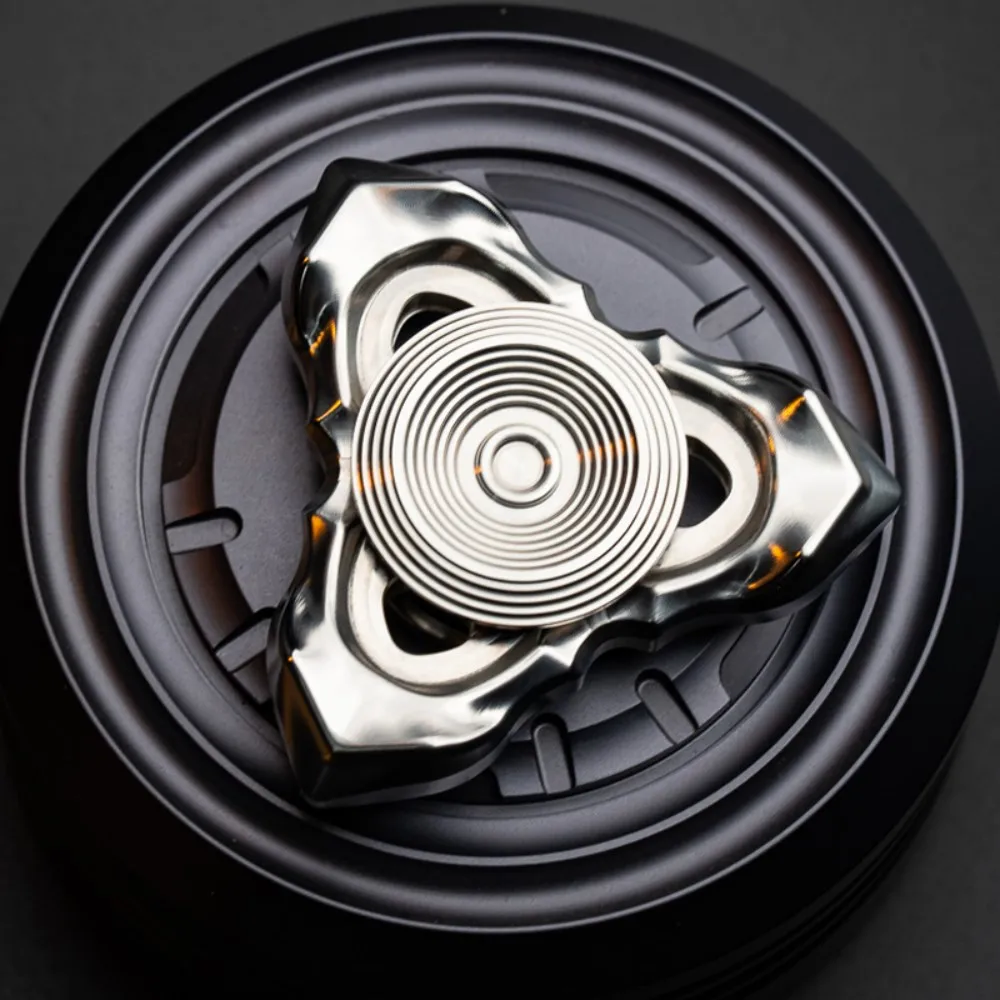 LQ EDC Thorns And Fog Fidget Spinner Stainless Steel Original Designs Anxiety Relief Gadgets Fidget Toys For Adults