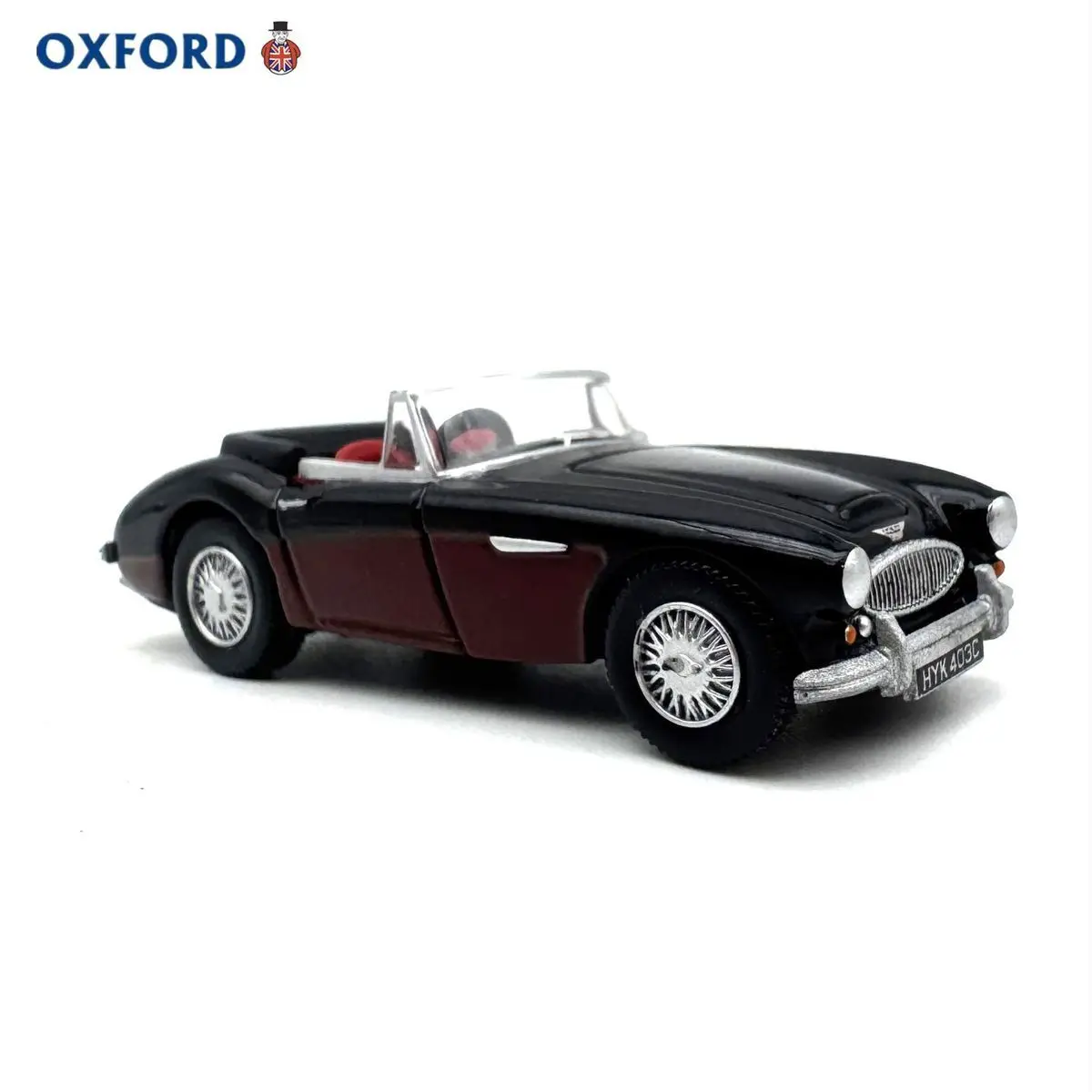 

OXFORD 1:76 Austin Healey 3000 1959, легкосплавный автомобиль, литье под давлением и игрушечный транспорт, модель автомобиля, миниатюрная масштабная модель автомобиля для детей