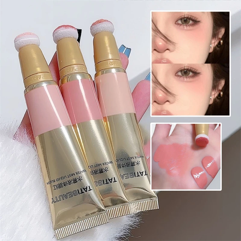 Air Sense Liquid Blusher Cute Strawberry Milk Purple Blush Matte Rubor Shading Contour Brighten Korea Dupe Makeup Women Cosmetic