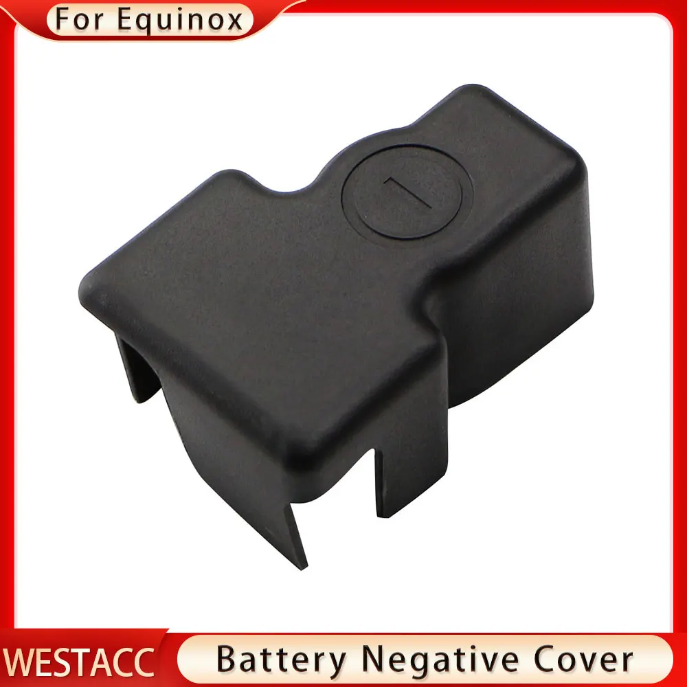 Car Engine Battery Negative Power Cover for Chevrolet Equinox 2017 2018 2019 Modified Battery Protection Cap Cover Accessoies