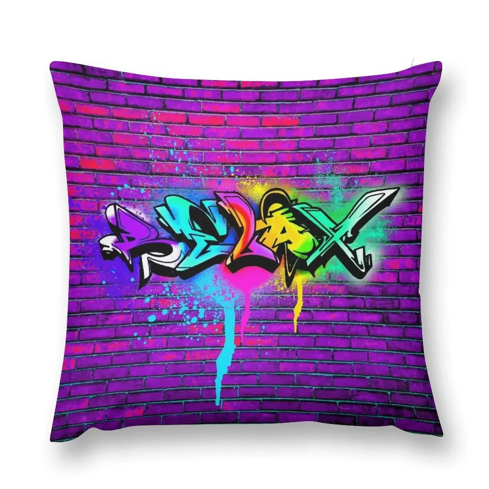 

Relax Graffiti Throw Pillow Decorative pillow case Cushion Cover Set Throw Pillow Covers