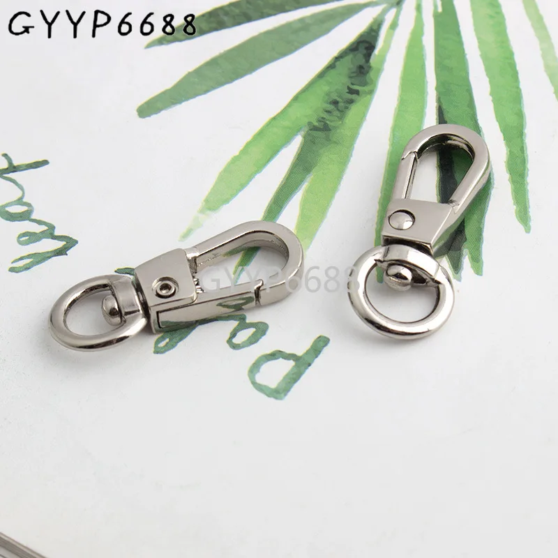 

10-100PCS Trigger Snap Hook Spring Gate 5 Colors Metal Bags Strap Buckles Outdoor Tools Accessories Keychain Hooks Clasps Clips