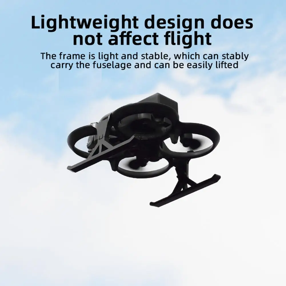 Landing Gear Compatível Para Dji Avata Heightened Tripod Protection Gimbal Extension Bracket Protector Drone Acessórios