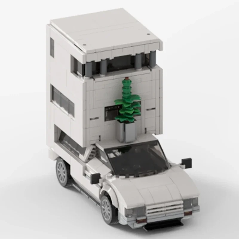 Moc ビルディングレンガトップキャンピングカーチャレンジ車の技術モジュラーシティカーモデルブロックギフトクリスマスおもちゃ DIY セットアセンブリ