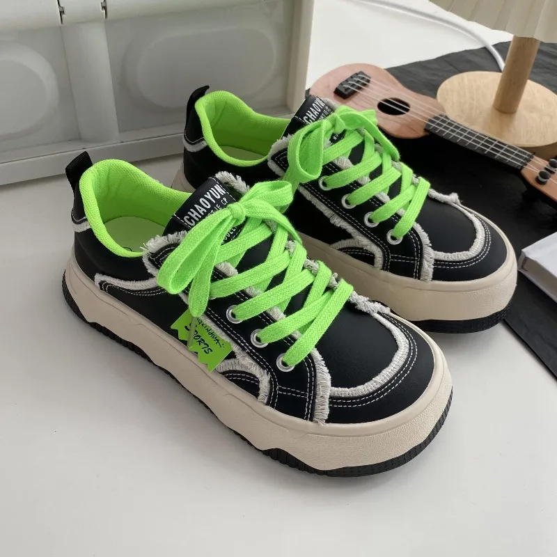 New Dad Shoes for Women, All Season Height Increasing Casual Breathable Thick Sole Color Blocked Travel Versatile Shoes