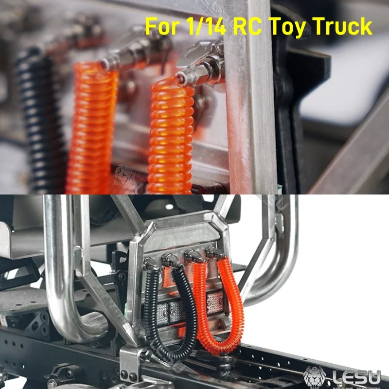 RC Kunststoff dekorative Luftröhre Luft schlauch für RC Traktor LKW Anhänger DIY Tamiyaya Modell Zubehör RC Spielzeug LKW Teile