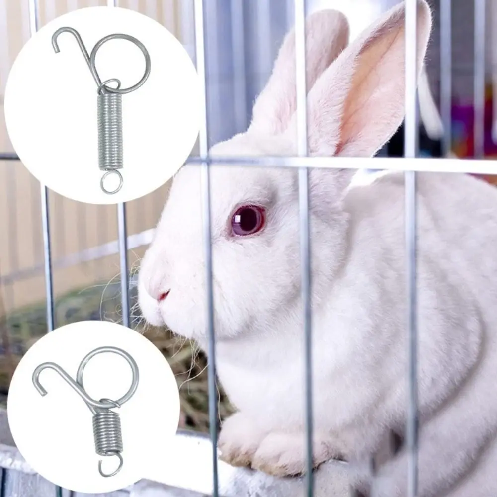 

Прочный металлический пружинный замок, телескопическая пружина, пружина растяжения, клетка для кроликов, дверной крючок, удлинительная пружина с крючком, металлический пружинный замок