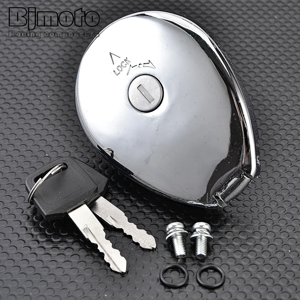 Fuel Gas Tank Cap Cover with Key For Kawasaki ZL400 ZL600 ZR1100 VN1500 400 400LX 400SE ZR1100 Zephyr 1100 1100RS  VN1500 VN-15