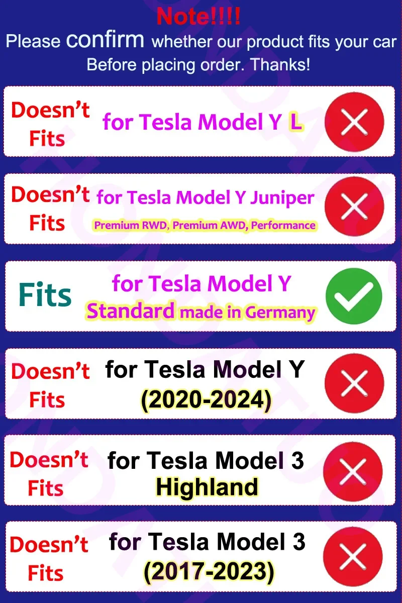 Für Tesla Model Y Standard RWD 2025 2026 Mittelkonsolen-Aufbewahrungsbox Armlehnenbox Ablage Schutzmatte Zubehör – Detail 1
