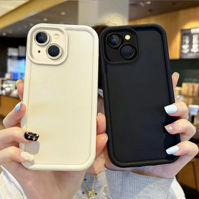Funda iPhone de silicona antideslizante lavable antigolpes negra - imagen 2