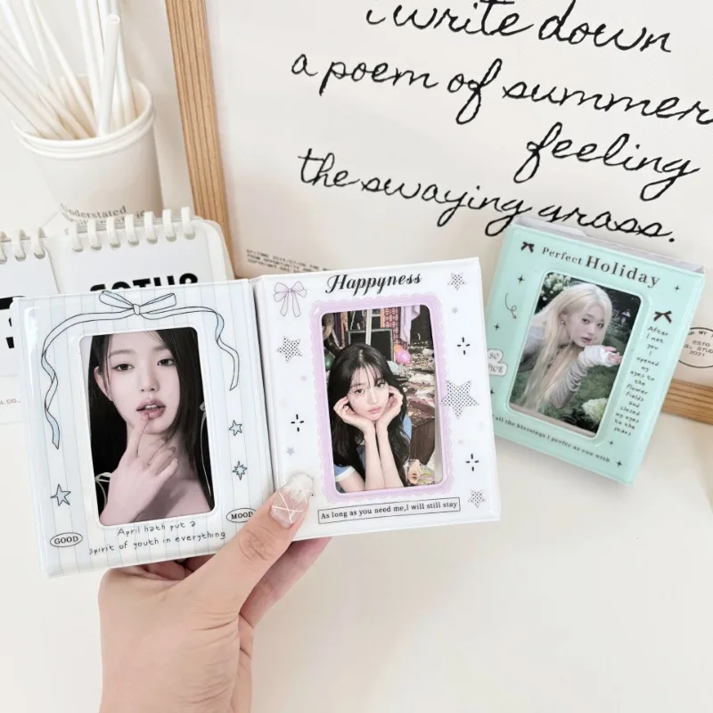 2024 Ins Ballet Bow Hit Practical Envelope Card Pack A Palleted Card Book Small Card Storage Book Polaroid Photo Album