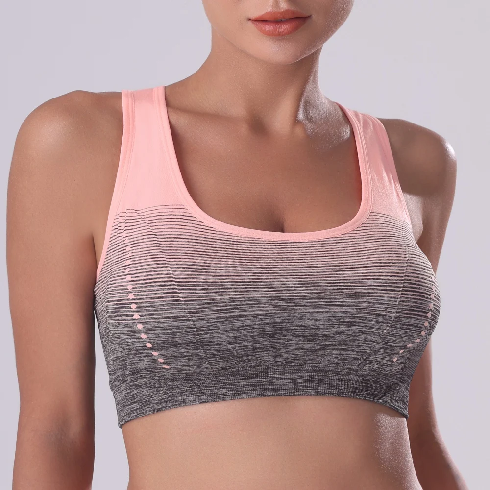 Dámská sportovní podprsenka na jógu se střední oporou a nastavitelnými ramínky - náhled 6