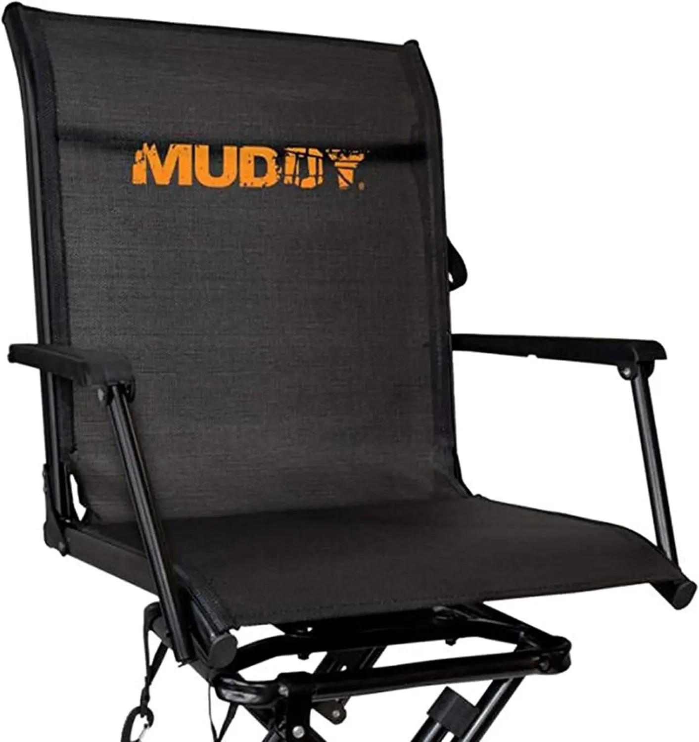 Assento de caça giratório de 360 graus com base larga e design Flex-Tek confortável para uso externo estável