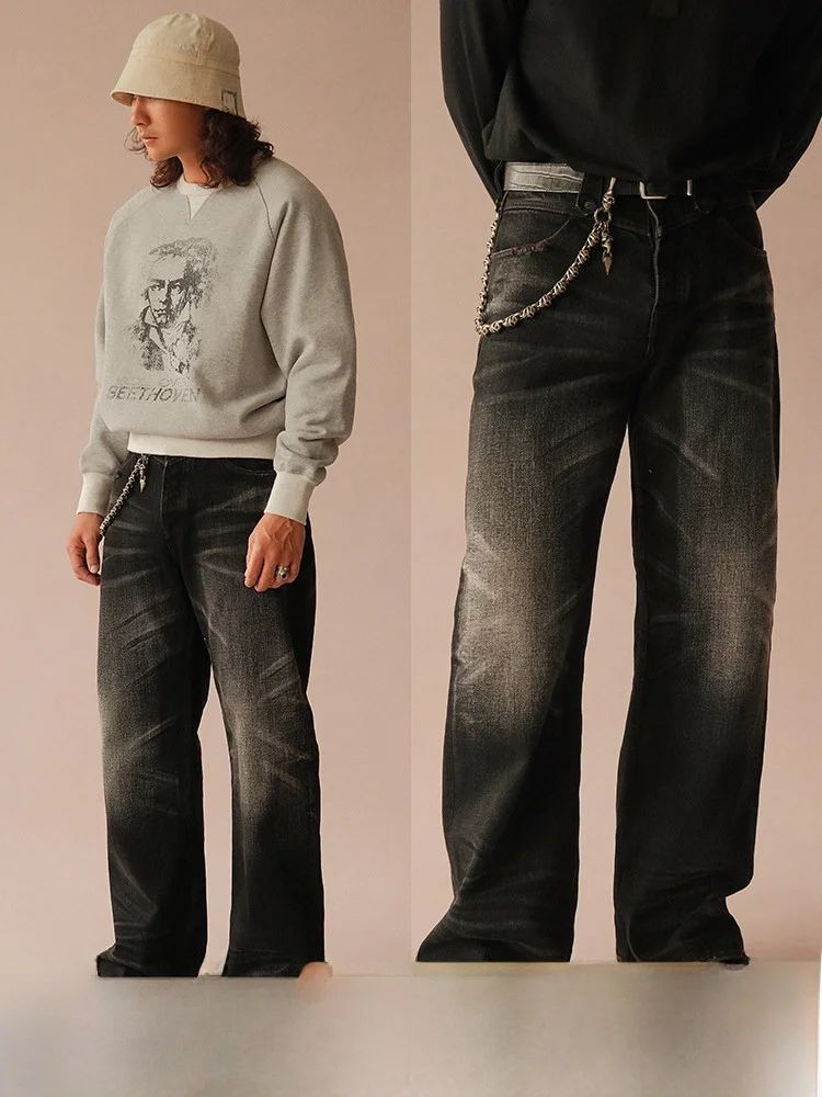 

Широкие брюки свободного кроя с плиссировкой, 3D-эффектом, фиолетовые, повседневные, прямого кроя, молодежные, зимние, хлопковые