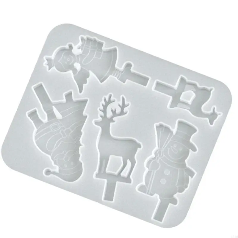 Flexible Christmas Theme Craft Mold Multipurpose Suitable for Festival Decorations Handmade Gifts and Seasonal Crafts