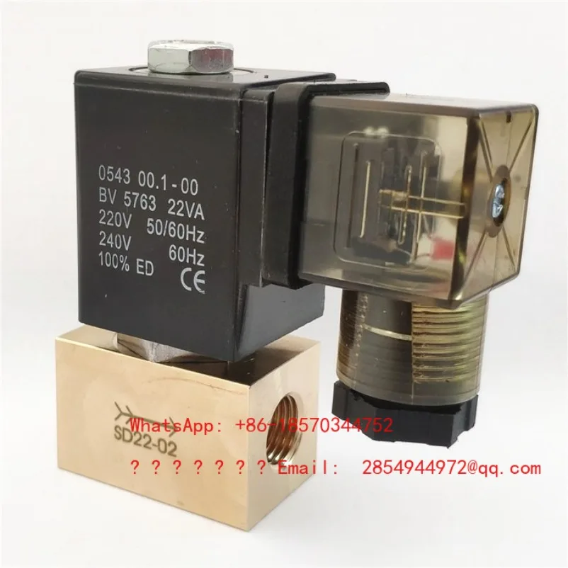 L SD22-02 40/80 JT22-02 Two-way High-pressure Solenoid Valve Normally Closed Water Pressure 4MPA Air Pressure 8MPA