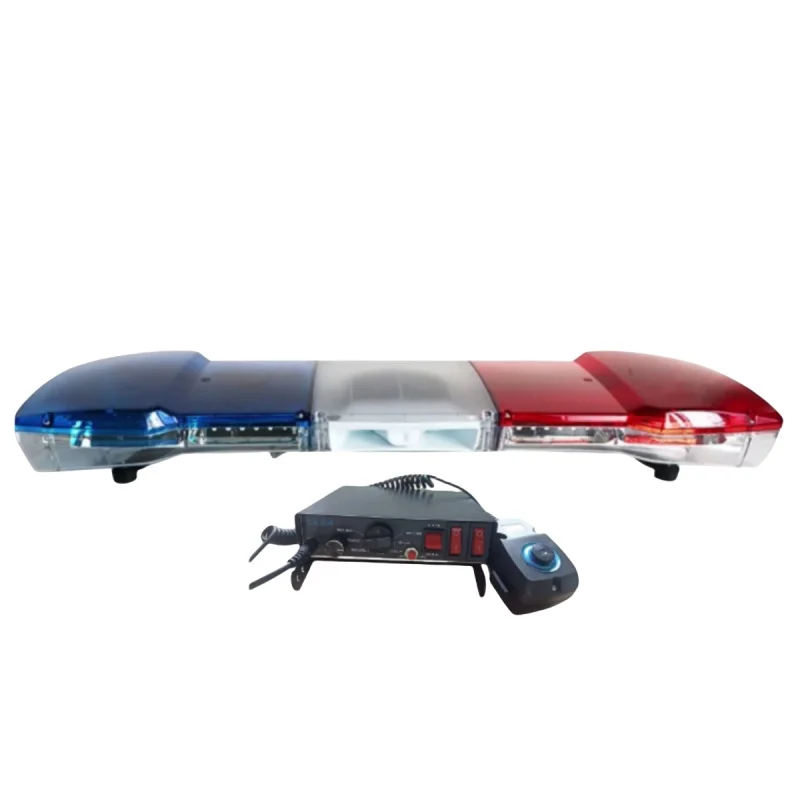 

120cm Led Emergency Car Warning light bar 60W Led Emergency light+100W 7 Tones Police siren Amplifier with microphone,waterproof