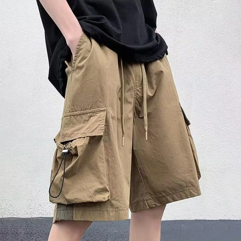 Мужские шорты-карго, для активного отдыха, для путешествий, повседневных видов спорта, больших карманов, прочные и удобные ткани, тонкие шорты для прогулок